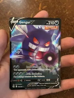 Pokemon Gengar v Fusion Strike Holo Ultra Rare Card 156/264 NM/Mint Condition - Image 3