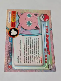 Pokemon Card - Jigglypuff #39 - Topps Series 1 - Blue Logo - Image 2