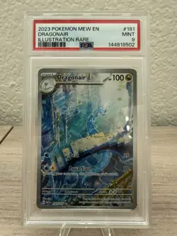 Pokemon TCG Dragonair SV 151 Illustration Rare Holo Card 181/165 PSA 9 - Image 1