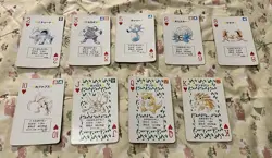 9 Venusaur Green Poker Playing Card 1996 Pokemon Japanese Hearts - HP - Image 1