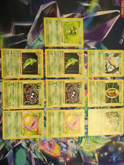 Pokemon TCG Bug, Grass And Poison Card Lot. Base Set Shadowless. MP/LP Bundle. - Image 1