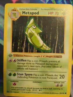 Pokemon TCG Bug, Grass And Poison Card Lot. Base Set Shadowless. MP/LP Bundle. - Image 4