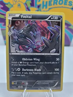 Pokemon TCG Yveltal Radiant Collection Holo Rare Card RC16/RC32 Generations NM - Image 1