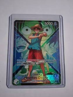 One Piece OP16-022 Monkey D Luffy Alt Art Leader OP16 THE TIME OF BATTLE - Image 1
