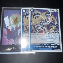 2x PRISONER OF IMPEL DOWN OP16-042 R THE TIME OF BATTLE ONE PIECE TCG - Image 1