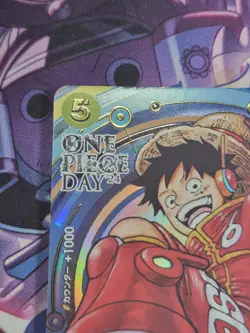 Monkey.D.Luffy OP07-109 One Piece Day 2024 Promo OPTCG Japanese NM Egghead Luffy - Image 5