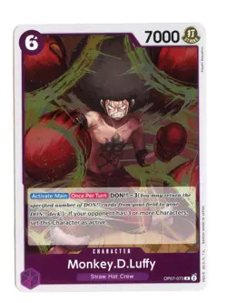 Monkey.D.Luffy OP07-073 R Foil One Piece 500 Years in the Future English NM - Image 1