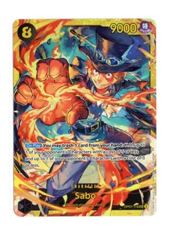 Sabo OP07-118 SEC Foil One Piece 500 Years in the Future English NM - Image 1
