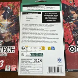 One Piece TCG Starter Deck (1) ST-30 Luffy and Ace + (2) ST-23 Red Shanks Sealed - Image 3