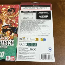 One Piece TCG Starter Deck (1) ST-30 Luffy and Ace + (2) ST-23 Red Shanks Sealed - Image 5