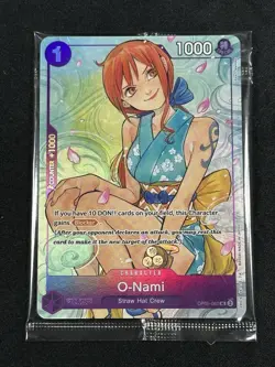 One Piece CCG O-Nami OP05-062 UC Illustration Box Vol. 1 Promo English Sealed - Image 1
