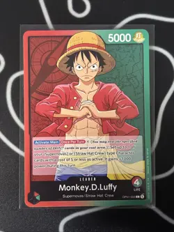 2022 One Piece Romance Dawn Monkey.D.Luffy Leader #OP01-003 C - Image 1