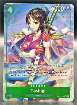One Piece Tashigi EB03-018 (SR) Alternate Art Heroines Edition English NM - Image 1