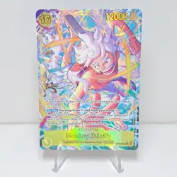 One Piece Monkey D Luffy EB04-061 SEC Alt Art Yellow English Gear 5 Egghead OP15 - Image 1