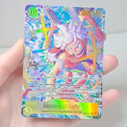 One Piece Monkey D Luffy EB04-061 SEC Alt Art Yellow English Gear 5 Egghead OP15 - Image 3