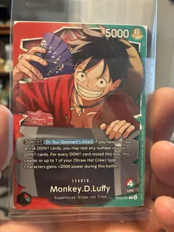 Monkey.D.Luffy (Ichiban Kuji Exclusive) OP13-001 One Piece Promo English Sealed - Image 3