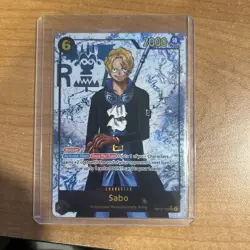 One Piece TCG Carrying on His Will - Sabo OP13-120 SEC Alt Art Parallel - NM - Image 1