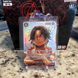Bandai Namco One Piece Portgas.D.Ace Character SP Alt Art Foil OP-16 ST15-005 EN - Image 1