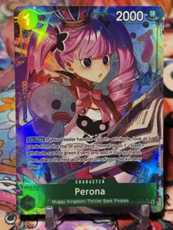PERONA - One Piece OP12-034 - AA Alt Art Super Rare SR - Legacy of the Master - Image 1