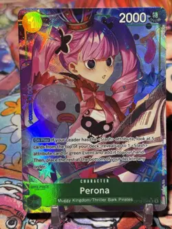 PERONA - One Piece OP12-034 - AA Alt Art Super Rare SR - Legacy of the Master - Image 4