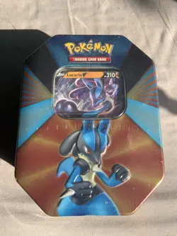 Pokemon TCG: V Forces Tin Lucario V Tin - Factory Sealed 2021 - Image 1