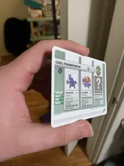 Cool Trainer devin - 2003 Pokemon Game Boy Advance GBA Battle E Reader Card - Image 2