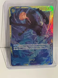 Sanji OP06-119 SEC, Wings Of The Captain, One Piece Card Game, Foil Secret Rare - Image 1
