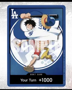 Bandai One Piece CCG Promo DON!! Card Monkey D. Luffy Your Turn + ships 7/3 - Image 1