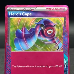 Hero's Cape 152/162 Ace Spec Rare Pokemon Card - Image 4