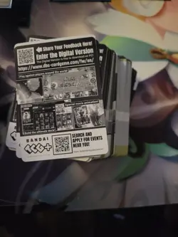 (x237) FB10 CROSS FORCE Digital Code Cards - Dragon Ball TCG Fusion World - Image 1