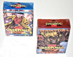 Marvel OverPower Game 2 55 card Starter Decks Sworn to Protect & Deadly Foes CCG - Image 2