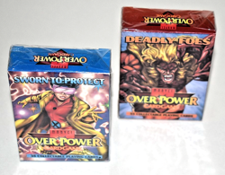 Marvel OverPower Game 2 55 card Starter Decks Sworn to Protect & Deadly Foes CCG - Image 4