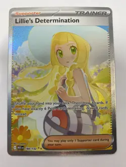Pokemon Lillies Determination 184/132 SIR Mega Evolutions Card - Image 2