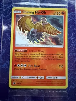 Pokemon TCG Shining Ho-Oh SM70 Holo Card Factory Sealed - Image 1