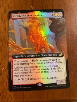Zirda, the Dawnwaker (Extended Art) FOIL Ikoria - MTG Magic Card - NM - Image 1