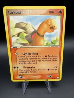 Pokemon Card TCG Vintage Torkoal 27/92 Non-Holo Rare 2006 EX Legend Maker - LP - Image 1