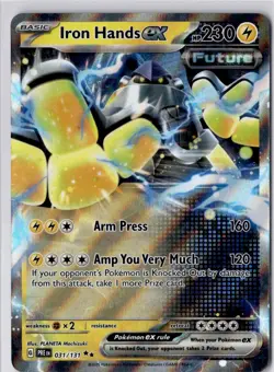 Iron Hands ex 031/131 PRE Prismatic Evolutions NM Pokemon Card - Image 1