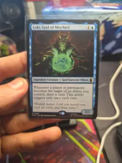 MTG Marvel Super Heroes - Loki, God of Mischief Marvel Super Heroes Rare 65 - Image 1