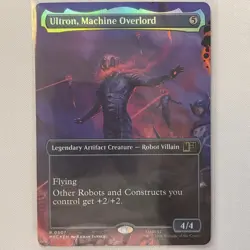 Ultron, Machine Overlord (Borderless) 0507 - Marvel Super Heroes MSC - MTG Foil - Image 1