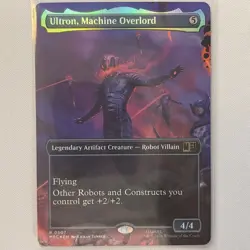 Ultron, Machine Overlord (Borderless) 0507 - Marvel Super Heroes MSC - MTG Foil - Image 2