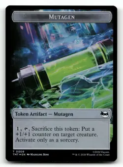 Ninja // Mutagen Double-Sided Token #5 // 9 Teenage Mutant Ninja Turtles Foil - Image 2
