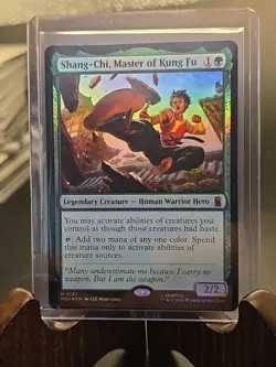 Shang-Chi, Master of Kung Fu Marvel Super Heroes MTG Foil Near Mint - Image 3