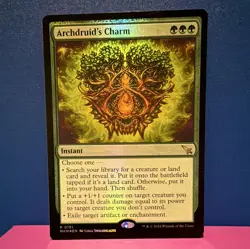 Archdruid's Charm MKM Foil Rare ENG 0151 - Image 1