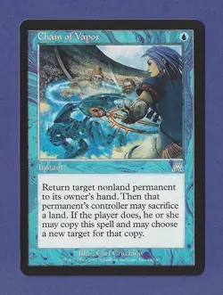 2002 Magic the Gathering - Chain of Vapor - Onslaught MTG - Image 1