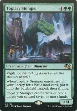 Topiary Stomper - R730 - MTG - Foundations Jumpstart (J25) - Image 1