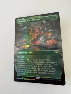 Boseiju, Who Endures (Borderless) Foil Kamigawa: Neon Dynasty NM - Image 2