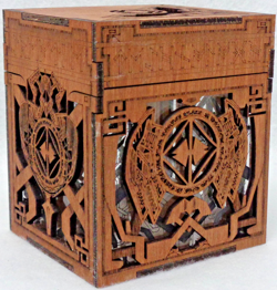 MTG Commander Deck Box COLORLESS wood acrylic magnetic Magic the Gathering - Image 2