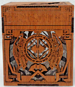 MTG Commander Deck Box COLORLESS wood acrylic magnetic Magic the Gathering - Image 3