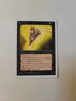 Magic The Gathering Unlimited Set Nightmare MP Condition OC3425 - Image 1