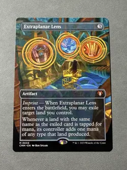 Extraplanar Lens (Borderless Alternate Art) MTG Commander Masters NM - Image 1